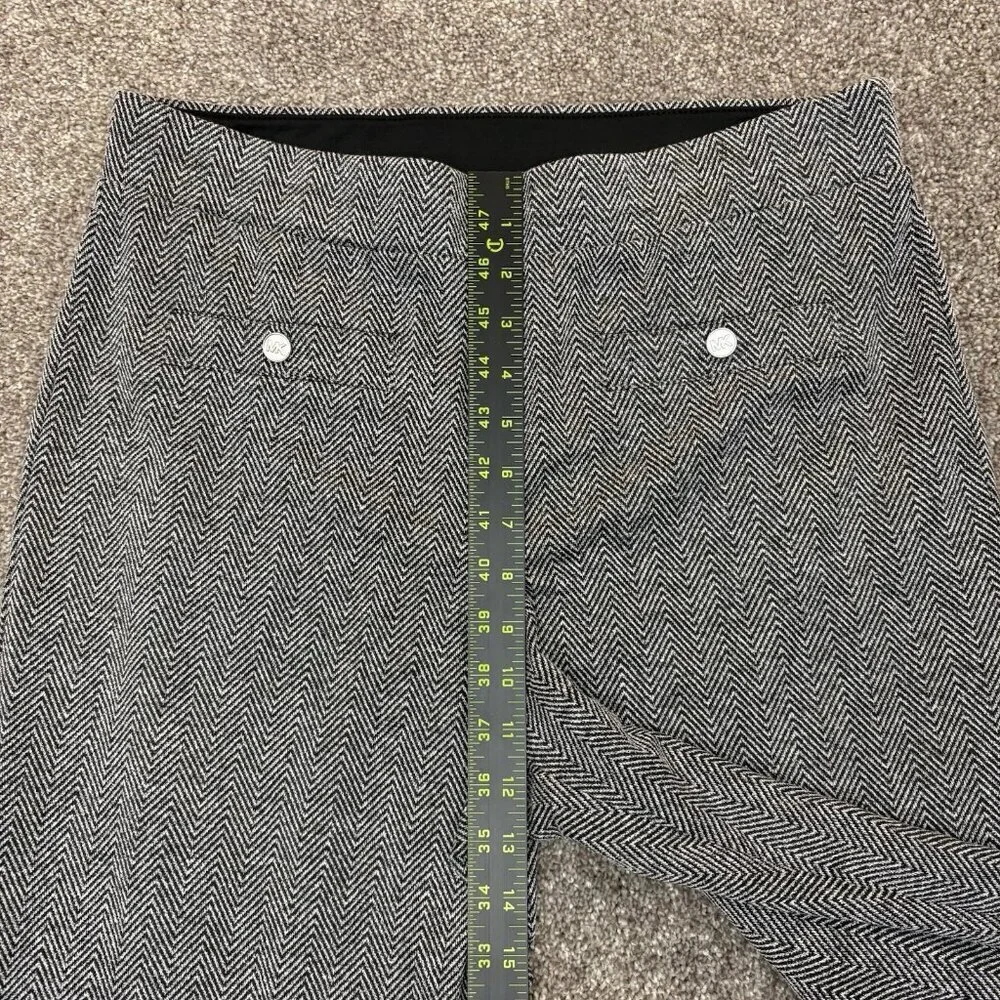 Michael Kors Women's Pants Size L Gray Cropped Wide Leg Pull On Stretch EUC